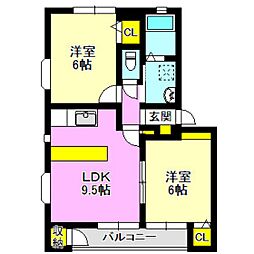 コンフォート長岡 1階/E102