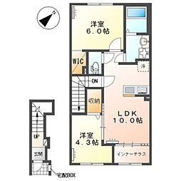 (仮)江田町新築アパート 2階/202