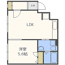 ＰＲＥＳＥＮＣＥ発寒南２ 3階1LDKの間取り