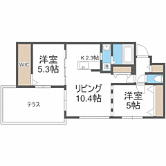 物件の間取り