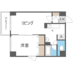 チュリス桑園 5階/-
