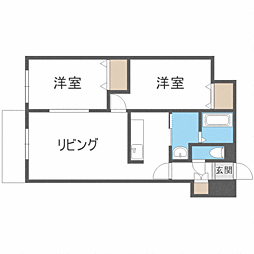 メゾンMT-S17 2LDKの間取図画像