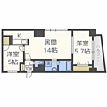 ビッグパレス中島公園リバーサイドB棟7階8.1万円