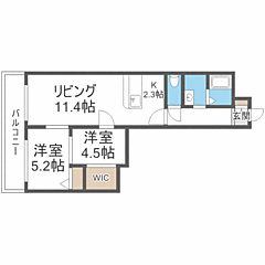 物件の間取り