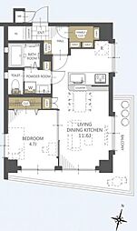 間取図画像 1LDK