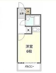 ライオンズマンション赤羽西第2 1Kの間取図画像