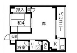 シャロン本厚木の間取図画像