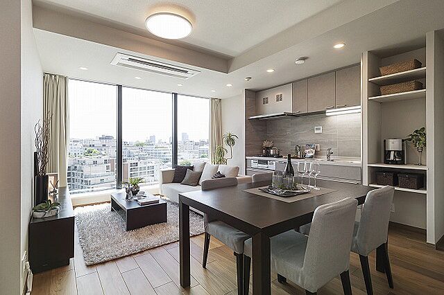 リビング/ダイニング シティタワー麻布十番 10階/-