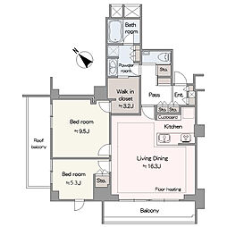 間取図画像 2SLDK