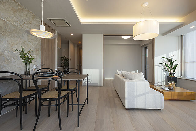 リビング/ダイニング ライオンズタワー月島 18階/-