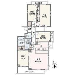 プレステージ浜田山ガーデンズ 4LDKの間取図画像