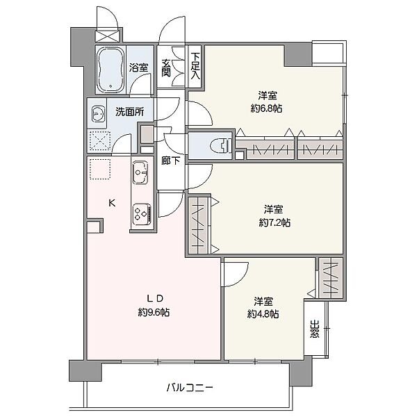 間取りを拡大表示