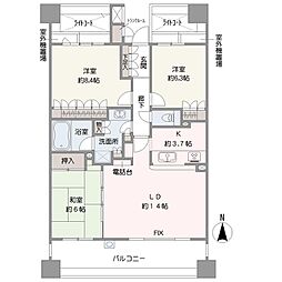 間取図画像 3LDK