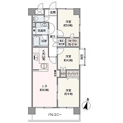 間取図画像 3LDK