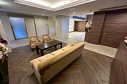 充実した設備が供えられたエントランスホール