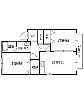 ファミール A101 ｜ 栃木県足利市八椚町（賃貸アパート2LDK・1階・50.38㎡） その2