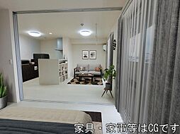 イリス デ マレ 202 2階1LDKのリビング/ダイニング