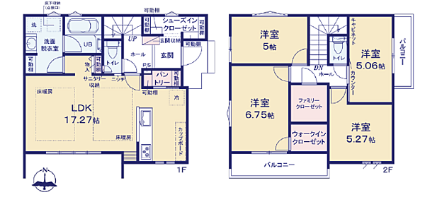 間取りを拡大表示