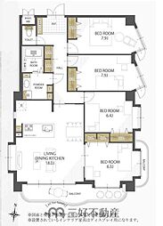間取図画像 4LDK