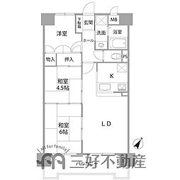 間取図画像 3LDK