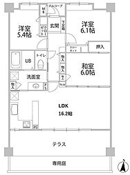 間取図画像 3LDK