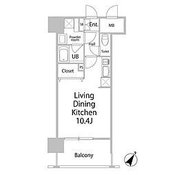 間取図画像 ワンルーム