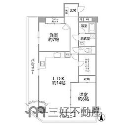 間取図画像 2SLDK