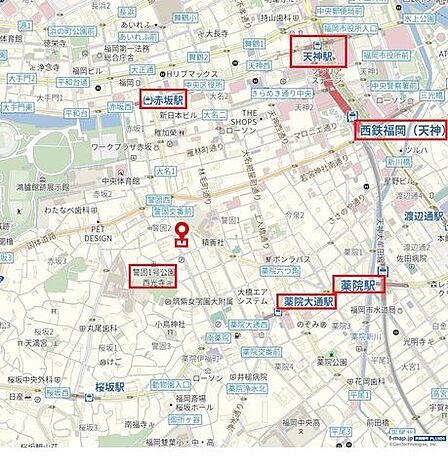 福岡市地下鉄七隈線、空港線Wアクセス可能です。