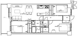 西公園パーク・マンション 3LDKの間取図画像