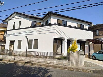 外観：住友林業施工オール電化の注文住宅♪光熱費の節約ができる戸建てでございます♪