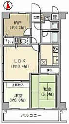 ランデージ津田沼 3LDKの間取図画像