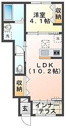Re:Spring Natsumi 1LDKの間取図画像
