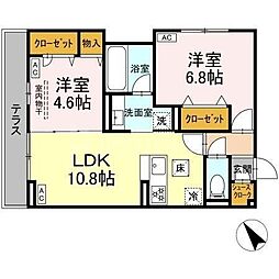 D-ガルデニア 1階
