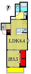 robot home 薬園台(ロボットホームヤクエンダイ) 1LDKの間取図画像