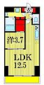 JUSEIRESIDENCE7階14.1万円