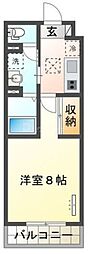 ラ フェリシテK 2階/-
