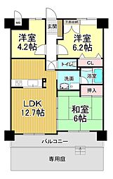 間取図画像 3LDK
