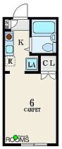 東京都杉並区宮前3丁目（賃貸アパート1R・1階・17.20㎡） その2