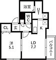 パークコート平岸1階4.7万円