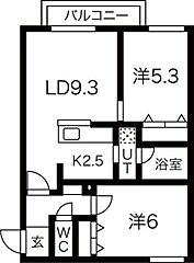 物件の間取り