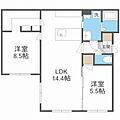 RESIDENCESAPPOROKOULU1階9.4万円