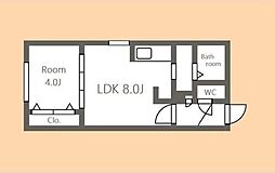 阿部亮財団ビル 1LDKの間取図画像