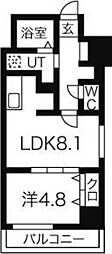 イリオス中島公園 1LDKの間取図画像