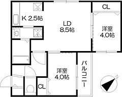 物件の間取り