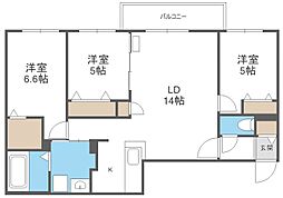 STELA POLARE(ステラ ポラーレ) 3LDKの間取図画像
