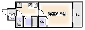 大阪府大阪市西成区花園北1丁目（賃貸マンション1K・5階・18.99㎡） その2