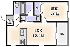 大阪府大阪市浪速区難波中3丁目（賃貸マンション1LDK・2階・41.56㎡） その2