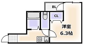 大阪府大阪市浪速区大国3丁目（賃貸マンション1K・5階・22.61㎡） その2