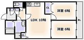 大阪府大阪市西成区千本南1丁目（賃貸マンション2LDK・5階・47.30㎡） その2