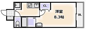 大阪府大阪市浪速区敷津西1丁目（賃貸マンション1K・11階・24.85㎡） その2